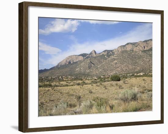 Sandia Mountains, Albuquerque, New Mexico, United States of America, North America-Wendy Connett-Framed Photographic Print