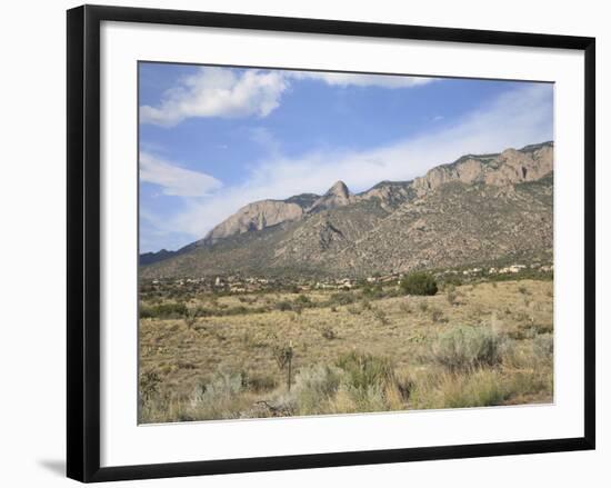 Sandia Mountains, Albuquerque, New Mexico, United States of America, North America-Wendy Connett-Framed Photographic Print