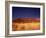 Sandia Mountains Desert Twilight Landscape, New Mexico-Kevin Lange-Framed Photographic Print