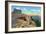 Sandia Mountains, New Mexico, Scenic View from Kiwanis Point-Lantern Press-Framed Art Print