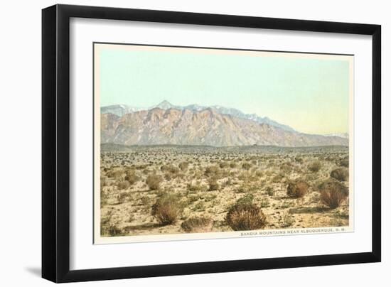 Sandia Mountains, New Mexico-null-Framed Premium Giclee Print