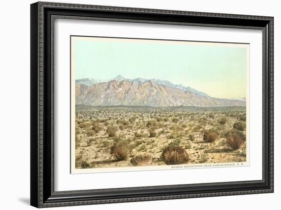 Sandia Mountains, New Mexico-null-Framed Premium Giclee Print