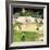 "Sandlot Homerun", July 6, 1957-John Falter-Framed Premium Giclee Print