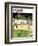 "Sandlot Homerun" Saturday Evening Post Cover, July 6, 1957-John Falter-Framed Giclee Print