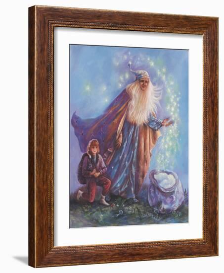 Sandman and Helper-Judy Mastrangelo-Framed Giclee Print