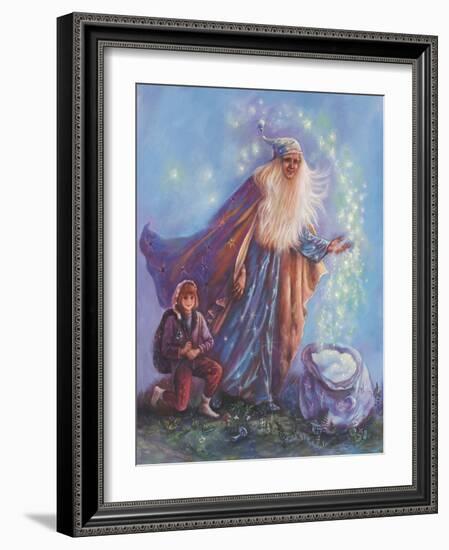 Sandman and Helper-Judy Mastrangelo-Framed Giclee Print