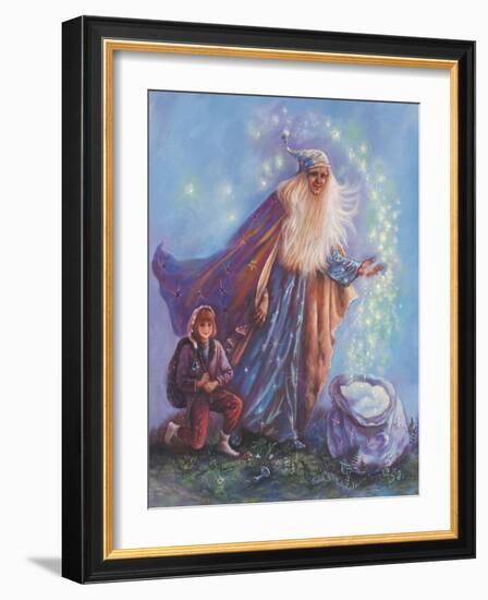 Sandman and Helper-Judy Mastrangelo-Framed Giclee Print