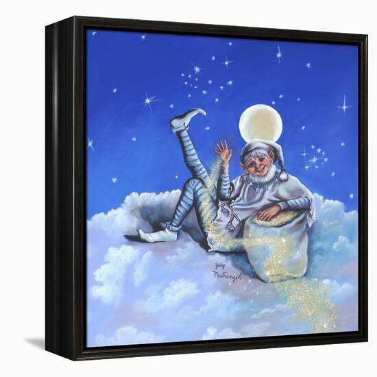 Sandman on Cloud-Judy Mastrangelo-Framed Premier Image Canvas