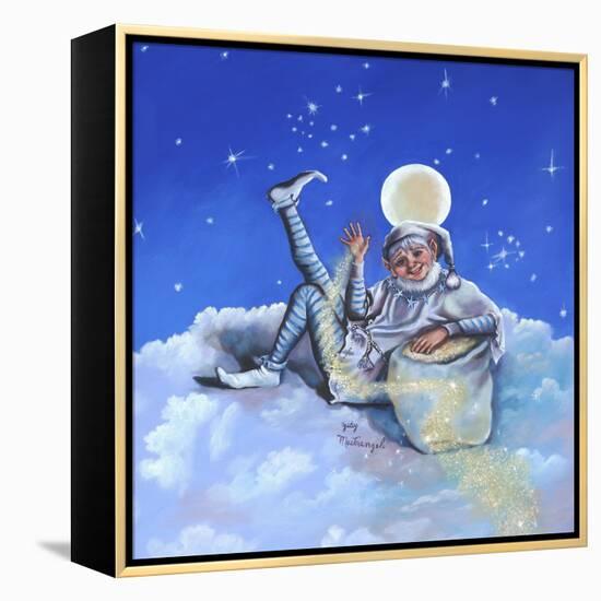 Sandman on Cloud-Judy Mastrangelo-Framed Premier Image Canvas