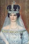 Coronation Portrait of Zita de Bourbon-Parme as Queen of Hungary, 1917-Sandor Endrey-Giclee Print