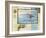 Sandpiper Collage II-Paul Brent-Framed Art Print