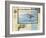 Sandpiper Collage II-Paul Brent-Framed Art Print