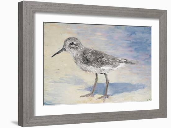 Sandpiper II-Walt Johnson-Framed Art Print