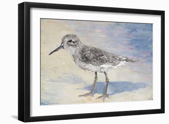 Sandpiper II-Walt Johnson-Framed Art Print