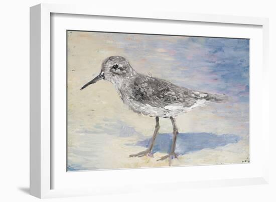 Sandpiper II-Walt Johnson-Framed Art Print