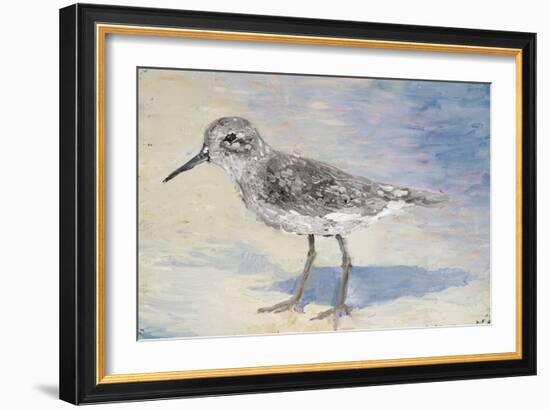 Sandpiper II-Walt Johnson-Framed Art Print