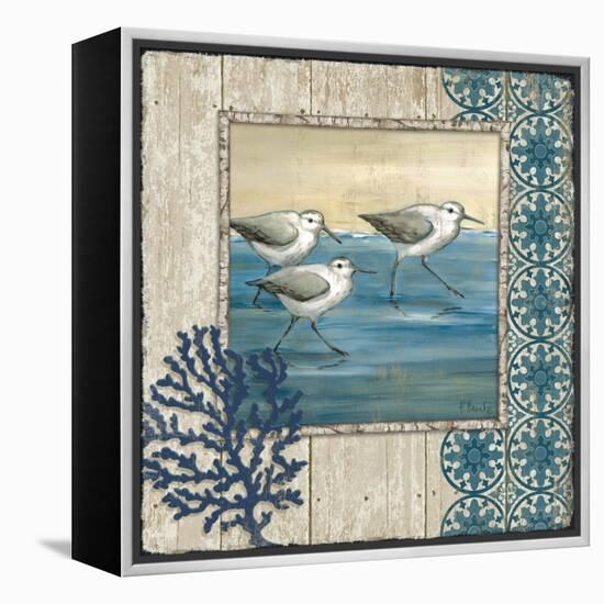 Sandpiper Shore I-Paul Brent-Framed Stretched Canvas