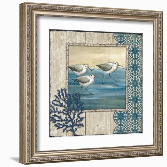 Sandpiper Shore I-Paul Brent-Framed Art Print