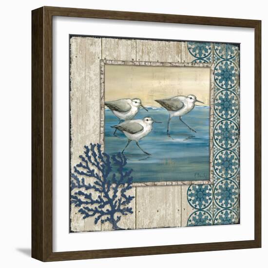 Sandpiper Shore I-Paul Brent-Framed Art Print