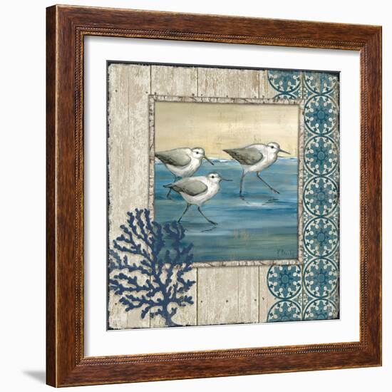 Sandpiper Shore I-Paul Brent-Framed Art Print