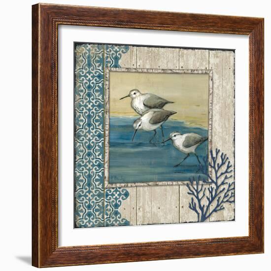 Sandpiper Shore II-Paul Brent-Framed Premium Giclee Print