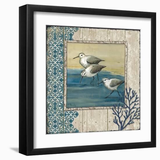 Sandpiper Shore II-Paul Brent-Framed Art Print