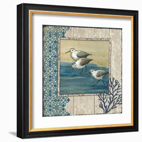 Sandpiper Shore II-Paul Brent-Framed Art Print