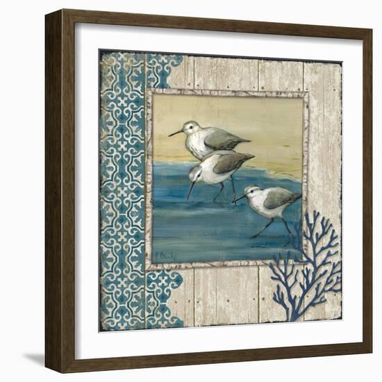 Sandpiper Shore II-Paul Brent-Framed Art Print