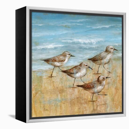 Sandpipers I-null-Framed Stretched Canvas