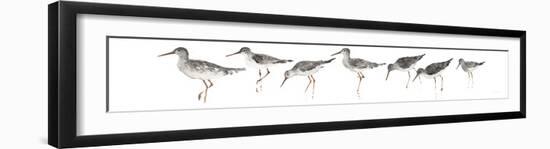 Sandpipers Panel Gray-Avery Tillmon-Framed Art Print