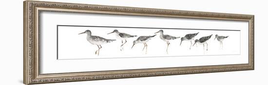 Sandpipers Panel Gray-Avery Tillmon-Framed Art Print