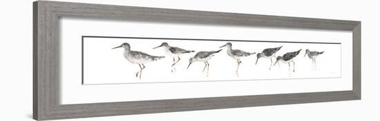 Sandpipers Panel Gray-Avery Tillmon-Framed Art Print