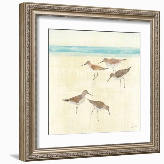 Sandpipers Square II-Avery Tillmon-Framed Art Print