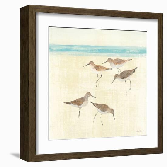 Sandpipers Square II-Avery Tillmon-Framed Art Print