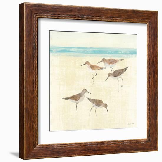 Sandpipers Square II-Avery Tillmon-Framed Art Print