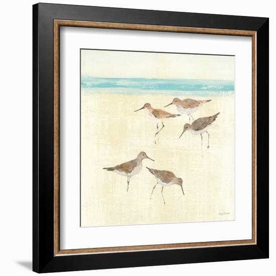 Sandpipers Square II-Avery Tillmon-Framed Art Print