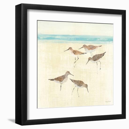 Sandpipers Square II-Avery Tillmon-Framed Art Print