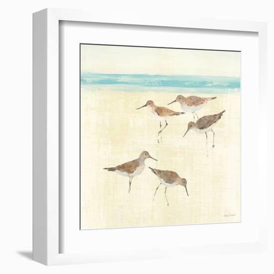 Sandpipers Square II-Avery Tillmon-Framed Art Print