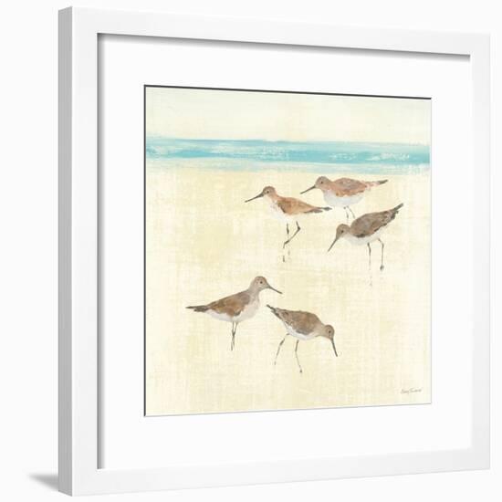 Sandpipers Square II-Avery Tillmon-Framed Art Print