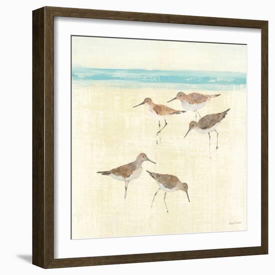 Sandpipers Square II-Avery Tillmon-Framed Art Print