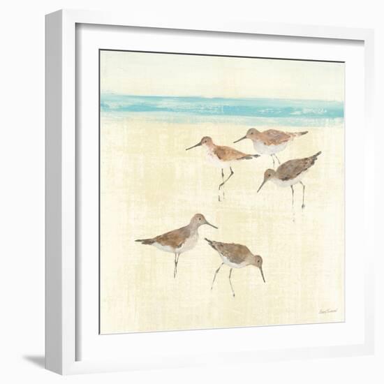 Sandpipers Square II-Avery Tillmon-Framed Art Print