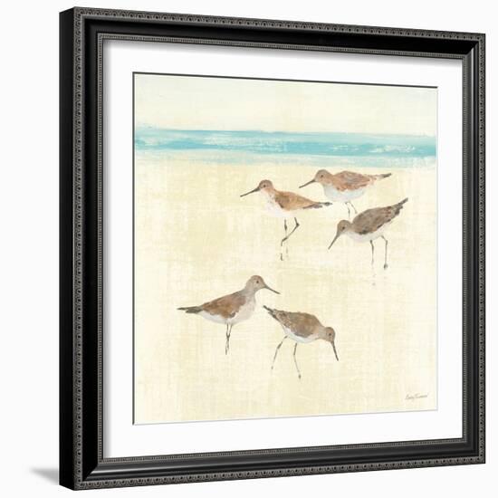 Sandpipers Square II-Avery Tillmon-Framed Art Print