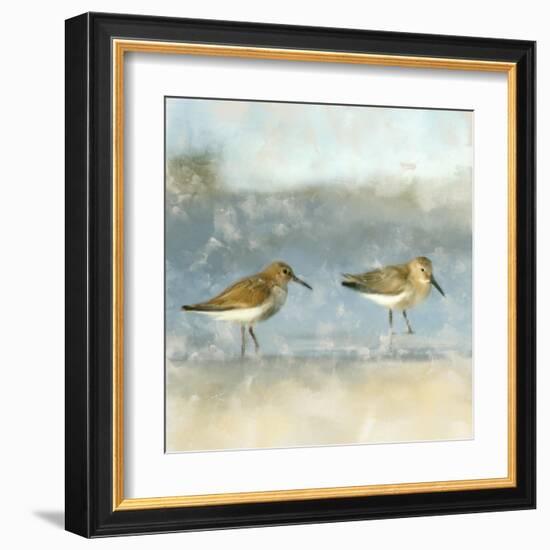 Sandpipers-Kimberly Allen-Framed Art Print