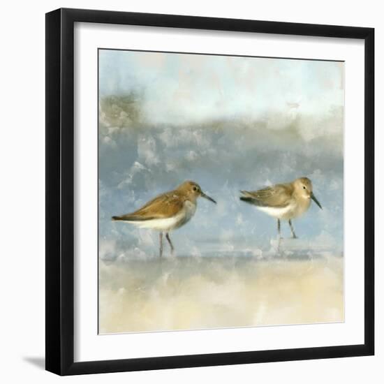 Sandpipers-Kimberly Allen-Framed Art Print