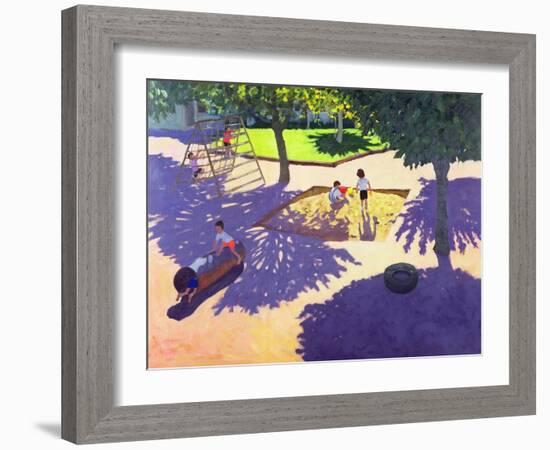 Sandpit, France-Andrew Macara-Framed Giclee Print