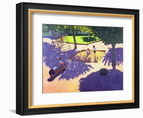 Sandpit, France-Andrew Macara-Framed Giclee Print