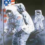 One Small Step for Man- One giant leap for Mankind, 1975-Sandra Lawrence-Giclee Print