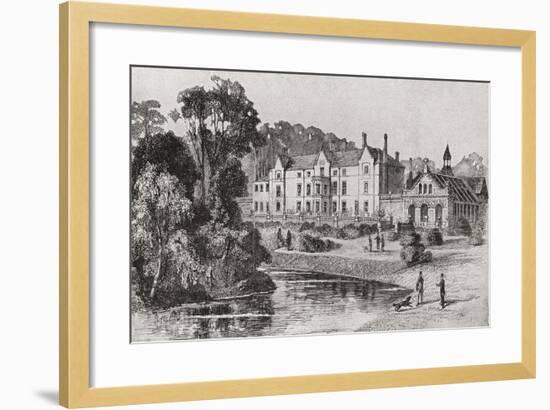 Sandringham House, Sandringham, Norfolk, England in 1862-null-Framed Giclee Print