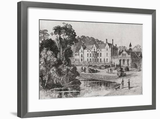 Sandringham House, Sandringham, Norfolk, England in 1862-null-Framed Giclee Print