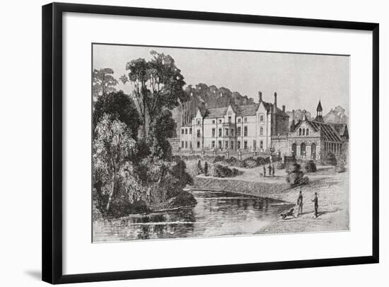 Sandringham House, Sandringham, Norfolk, England in 1862-null-Framed Giclee Print